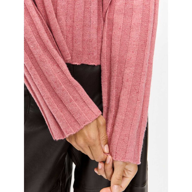 Veronika Maine V-Neck Cropped Sweater image number 2